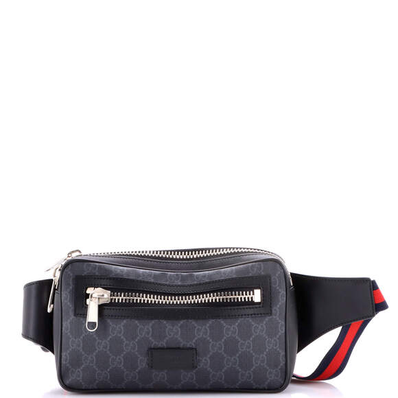 Gucci Soft Zip Belt Bag Gg Coated #233640G10B